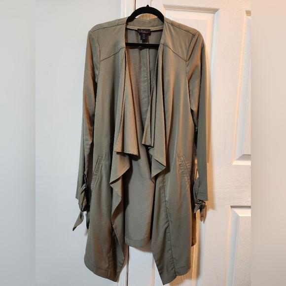 Matteson Waterfall Drape Open Front Jacket - Picture 1 of 3
